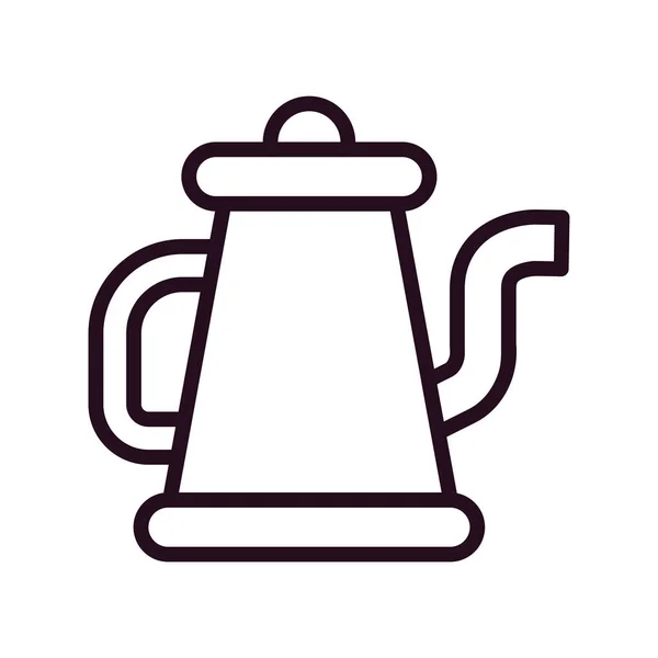 Ikona Vektoru Konvice Kávu — Stockový vektor