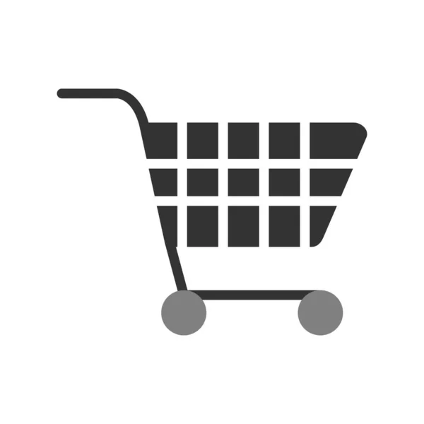 Icono Del Carrito Compras Ilustración Del Vector — Archivo Imágenes Vectoriales