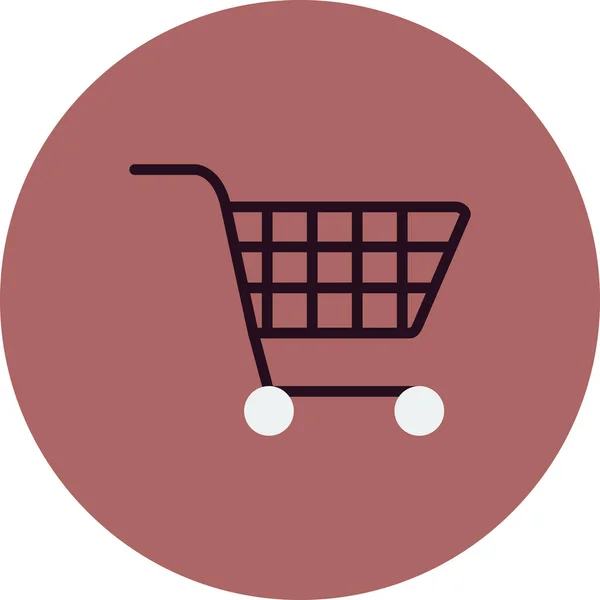 Shopping Cart Icon Vector Illustration — Stock Vector