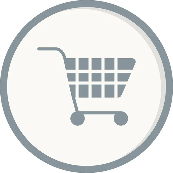 Shopping Cart Vector Illustration Icon — ストックベクタ