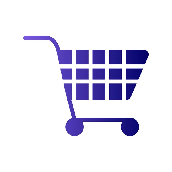 Shopping Cart Vector Illustration Icon —  Vetores de Stock