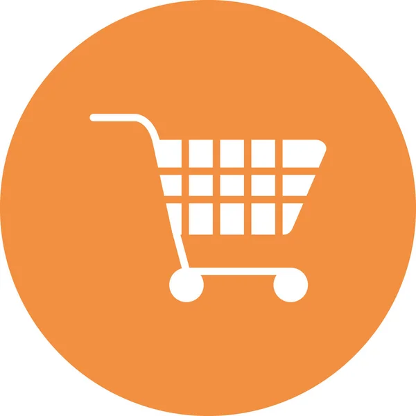 Shopping Cart Vector Illustration Icon — Stockvector