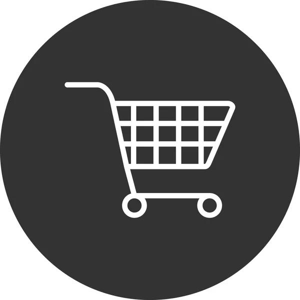 Shopping Cart Vector Illustration Icon — 스톡 벡터