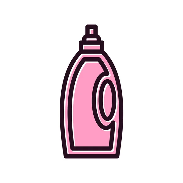 Ilustración Vectorial Del Icono Del Detergente Líquido Limpieza — Vector de stock