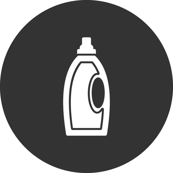 Vector Illustration Cleaning Liquid Detergent Icon — Stock Vector