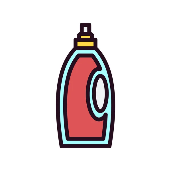 Vektor Illustration Rengöring Flytande Tvättmedel Ikon — Stock vektor