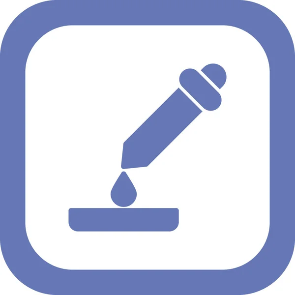 Pipette Icon Vector Illustration Graphic Design — Stock Vector