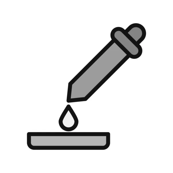 Pipette Icon Vector Illustration Graphic Design — Stockvector