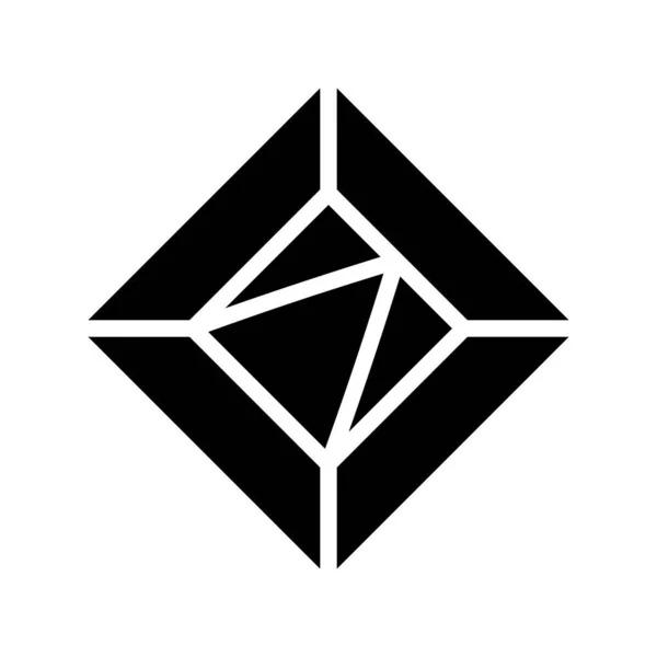 Illustration Vectorielle Icône Diamant — Image vectorielle