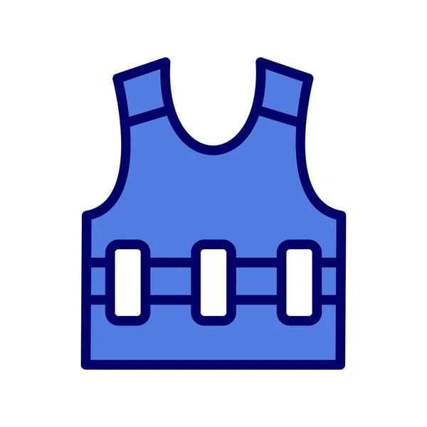 Vest Web Icon Simple Illustration — Stockvektor