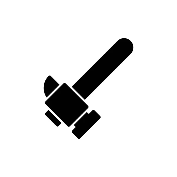 Hammer Icon向量 细线标志 孤立的等高线符号说明 — 图库矢量图片