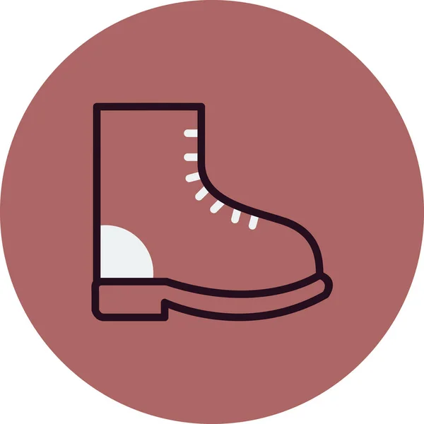 Boot Web Icon Simple Illustration — Stock Vector