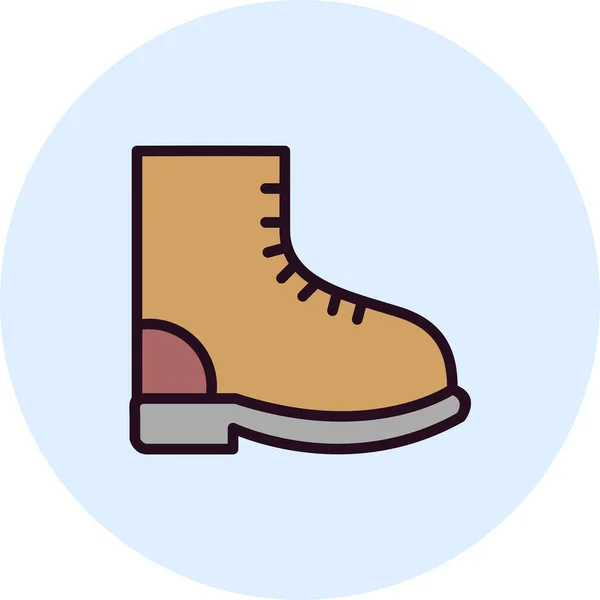Boot Web Icon Simple Illustration — Stock Vector