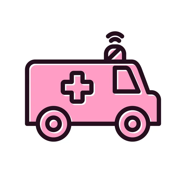 Ambulance Modern Vector Icon — Stock Vector