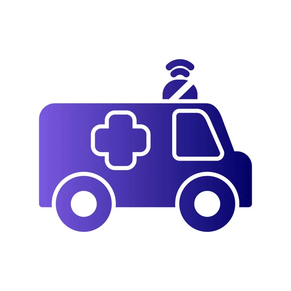 Ambulance Modern Vector Icon — Stockvektor