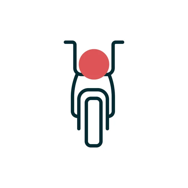 Motorbike Icon Vector Illustration Graphic Design — Stock Vector