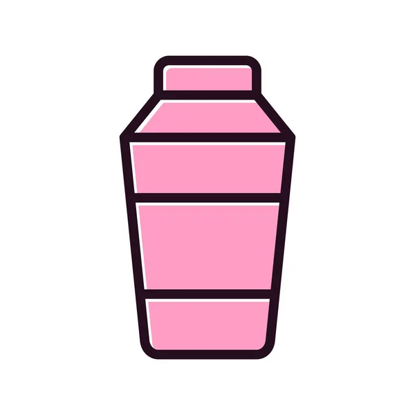 Cocktail Shaker Icon Vector Illustration — Stok Vektör