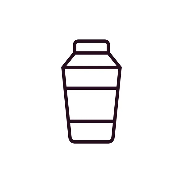 Cocktail Shaker Icon Vector Illustration — Image vectorielle