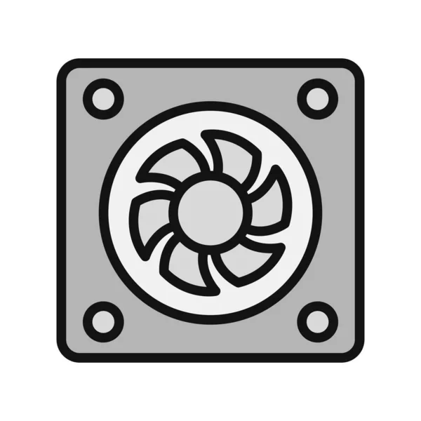 Fan Vector Icon Illustration Web Design — стоковый вектор