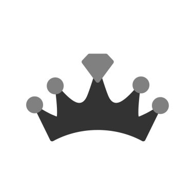 taç simgesi vektör illüstrasyonu