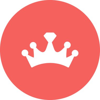 taç simgesi vektör illüstrasyonu