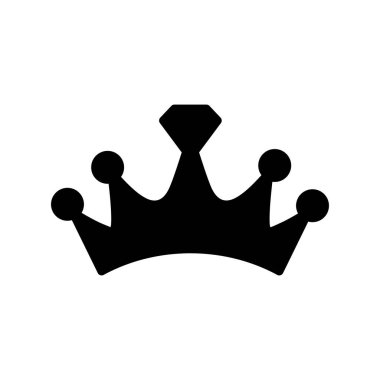 taç simgesi vektör illüstrasyonu