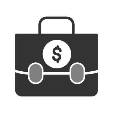 Portföy modern simgesinin vektör çizimi