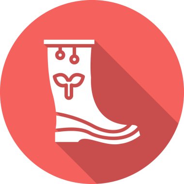 Çizme simgesi, vektör illüstrasyonu 