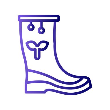 Çizme simgesi, vektör illüstrasyonu 