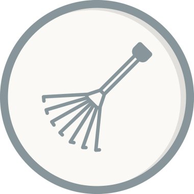  tırmık vektör çizimi, simge ögesi biçimi 