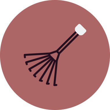  tırmık vektör çizimi, simge ögesi biçimi 