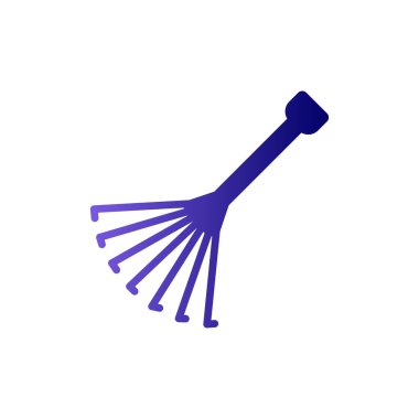  tırmık vektör çizimi, simge ögesi biçimi 