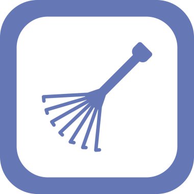  tırmık vektör çizimi, simge ögesi biçimi 