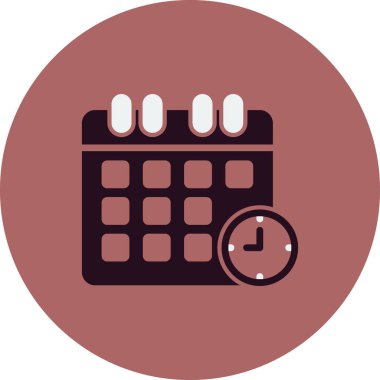 takvim vektörü ince çizgi simgesi