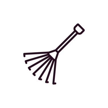  tırmık vektör çizimi, simge ögesi biçimi 