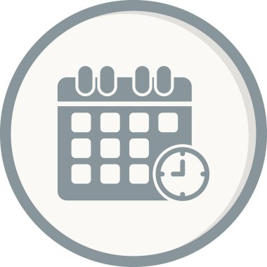 takvim vektörü ince çizgi simgesi