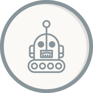 Robot logosu, basit vektör çizimi