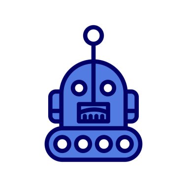 Robot logosu, basit vektör çizimi
