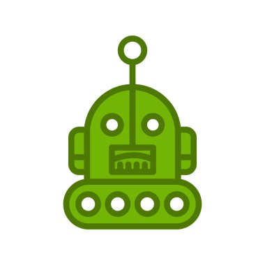 Robot logosu, basit vektör çizimi