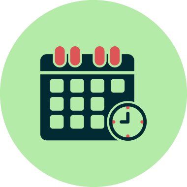 takvim vektörü ince çizgi simgesi