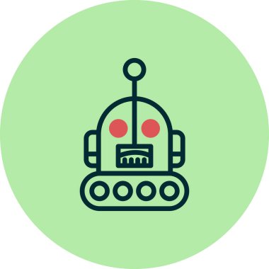 Robot logosu, basit vektör çizimi