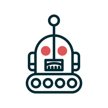 Robot logosu, basit vektör çizimi
