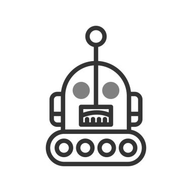 Robot logosu, basit vektör çizimi