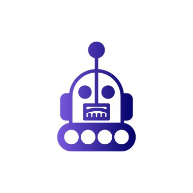 Robot logosu, basit vektör çizimi