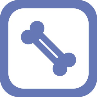 kemik ve köpek ikonu