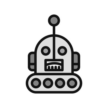 Robot logosu, basit vektör çizimi