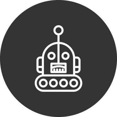 Robot logosu, basit vektör çizimi