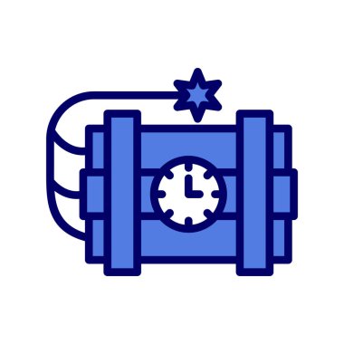 dinamit ağ simgesi, vektör illüstrasyonu 