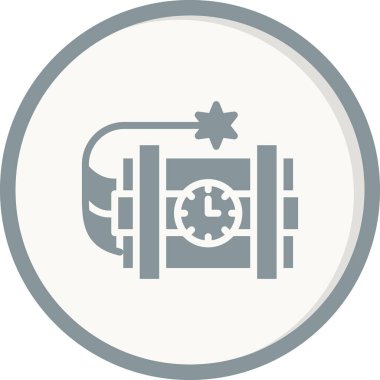 dinamit ağ simgesi, vektör illüstrasyonu 