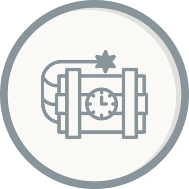 dinamit ağ simgesi, vektör illüstrasyonu 